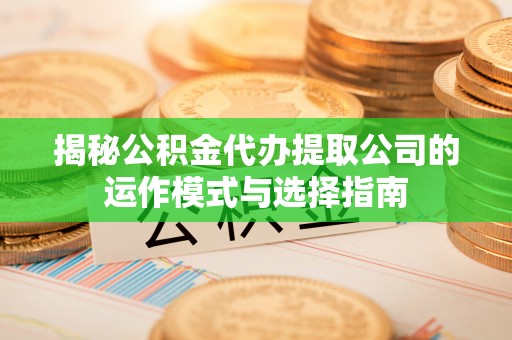 宝丰揭秘公积金代办提取公司的运作模式与选择指南