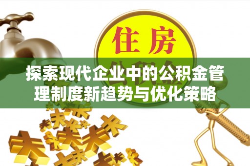 宝丰探索现代企业中的公积金管理制度新趋势与优化策略