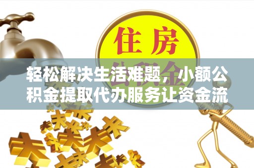 宝丰轻松解决生活难题，小额公积金提取代办服务让资金流动更便捷