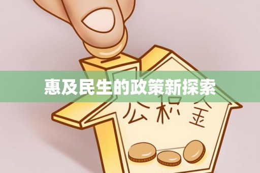 宝丰惠及民生的政策新探索