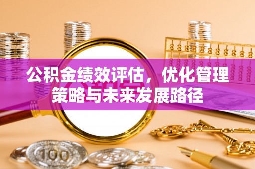 宝丰公积金绩效评估，优化管理策略与未来发展路径