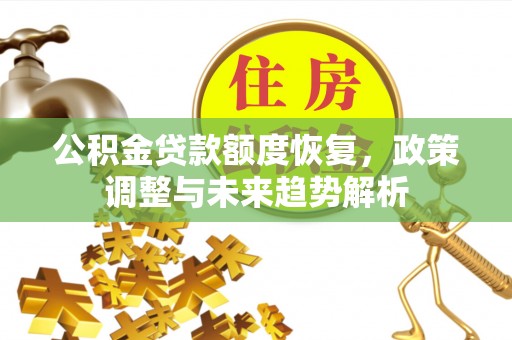 宝丰公积金贷款额度恢复，政策调整与未来趋势解析