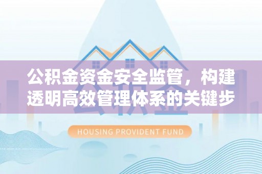 宝丰公积金资金安全监管，构建透明高效管理体系的关键步骤