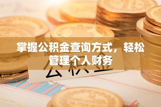 宝丰掌握公积金查询方式，轻松管理个人财务