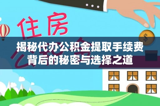 宝丰揭秘代办公积金提取手续费背后的秘密与选择之道