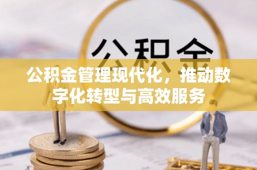 宝丰公积金管理现代化，推动数字化转型与高效服务