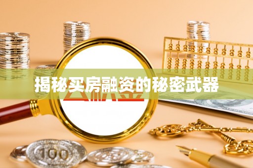 宝丰揭秘买房融资的秘密武器