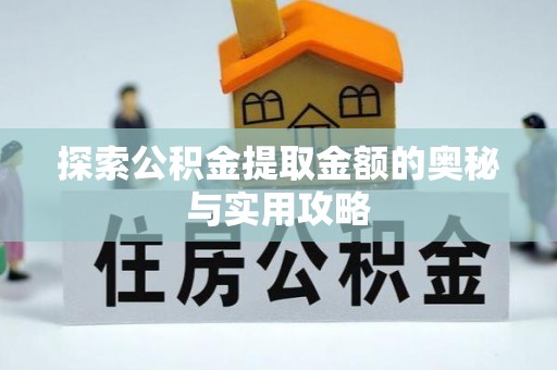 宝丰探索公积金提取金额的奥秘与实用攻略