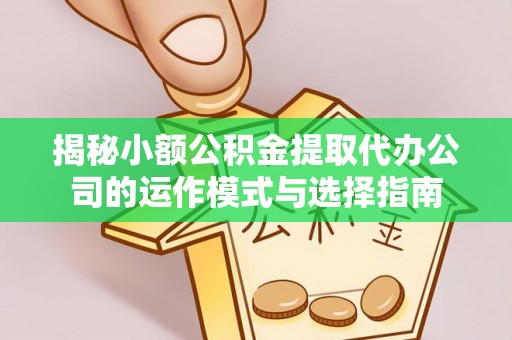 宝丰揭秘小额公积金提取代办公司的运作模式与选择指南