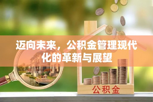 宝丰迈向未来，公积金管理现代化的革新与展望