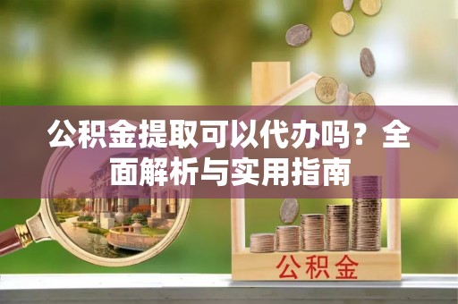 宝丰公积金提取可以代办吗？全面解析与实用指南