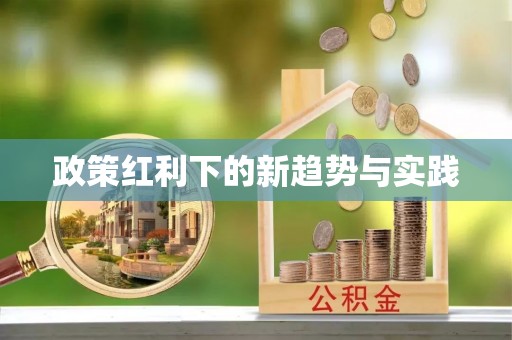 宝丰政策红利下的新趋势与实践