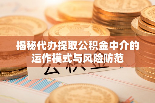 宝丰揭秘代办提取公积金中介的运作模式与风险防范