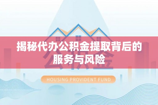 宝丰揭秘代办公积金提取背后的服务与风险