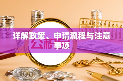 宝丰详解政策、申请流程与注意事项
