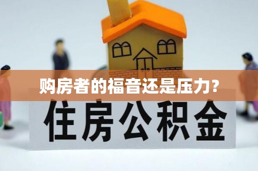 宝丰购房者的福音还是压力？