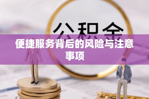 宝丰便捷服务背后的风险与注意事项